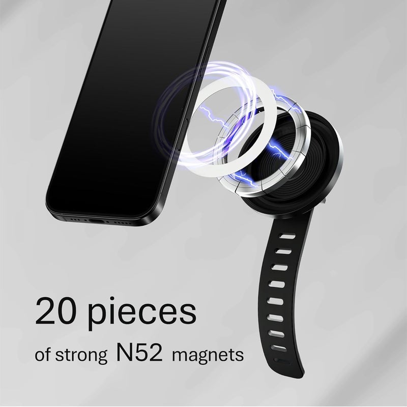 liuliuby Magnetic Phone Holder for Strollers and Carts - Image 4